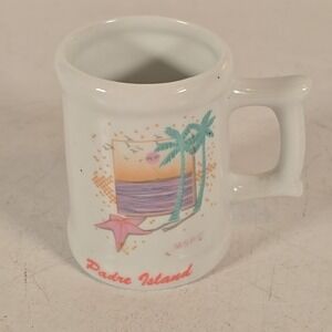Padre Island Miniature Beer Stein Souvenir Mug Approx 2 1/2" Tall